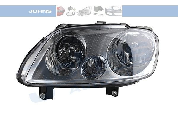 JOHNS 95 62 09 Headlight Left, H7, H1, without motor for headlamp levelling
