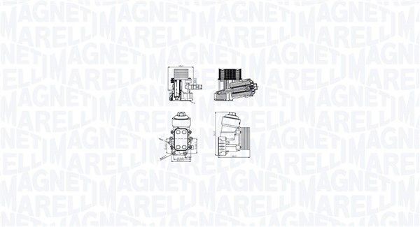 Great value for money - MAGNETI MARELLI Engine oil cooler 350300003400