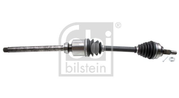 182764 FEBI BILSTEIN CV axle TOYOTA Front Axle Right, with Split Pin, with nut