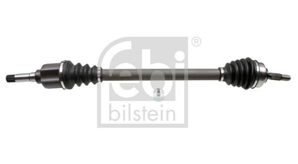 183636 FEBI BILSTEIN CV axle PEUGEOT Front Axle Right, with nut