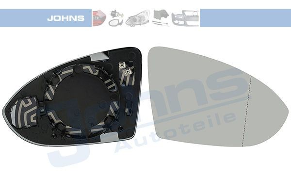 HZ-DESIGN Spiegelglas Glas Ersatzspiegel links Toterwinkel Assistent Blind  Spot kompatibel mit VW Golf 7 : : Auto & Motorrad