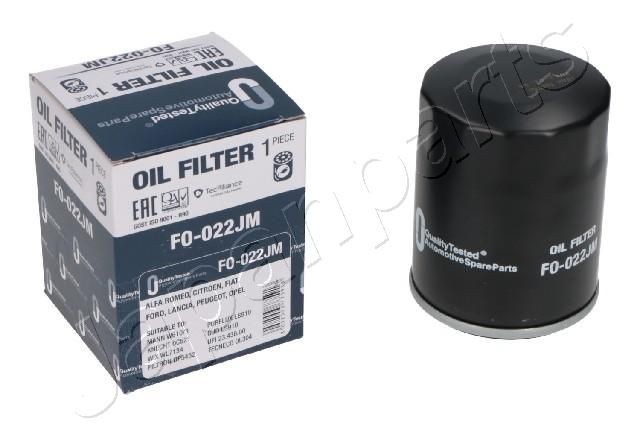 FO-022JM JAPANPARTS Oil filters ALFA ROMEO M 20 X 1,5, with one anti-return valve, Spin-on Filter