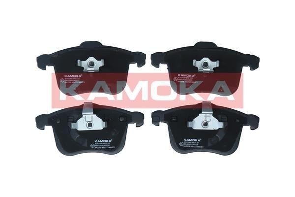 KAMOKA Front Axle, prepared for wear indicator, excl. wear warning contact Height 1: 74mm, Height 2: 77mm, Width 1: 155mm, Width 2 [mm]: 156mm, Thickness 1: 20mm, Thickness 2: 20mm Brake pads JQ101089 buy