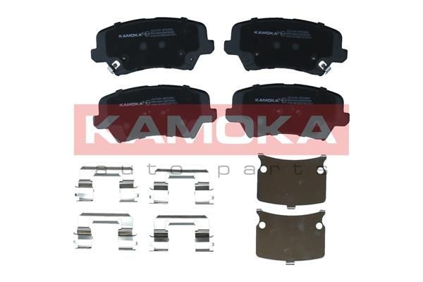 KAMOKA Front Axle Height: 60mm, Width: 133mm, Thickness: 18mm Brake pads JQ101091 buy