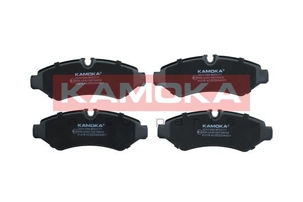 KAMOKA Rear Axle, prepared for wear indicator Height 1: 54mm, Width 1: 148mm, Thickness 1: 19mm Brake pads JQ101099 buy