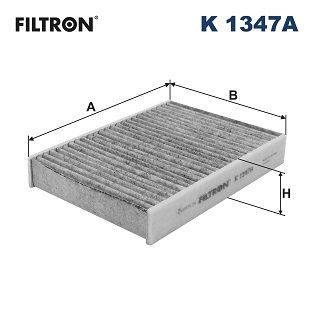 Pollen filter FILTRON K 1347A - Peugeot 108 Air conditioner spare parts order