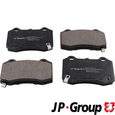 JP GROUP 6563705110 Brake pad set DODGE experience and price