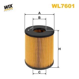 WIX FILTERS WL7601 Oil filter 0PB 115 403