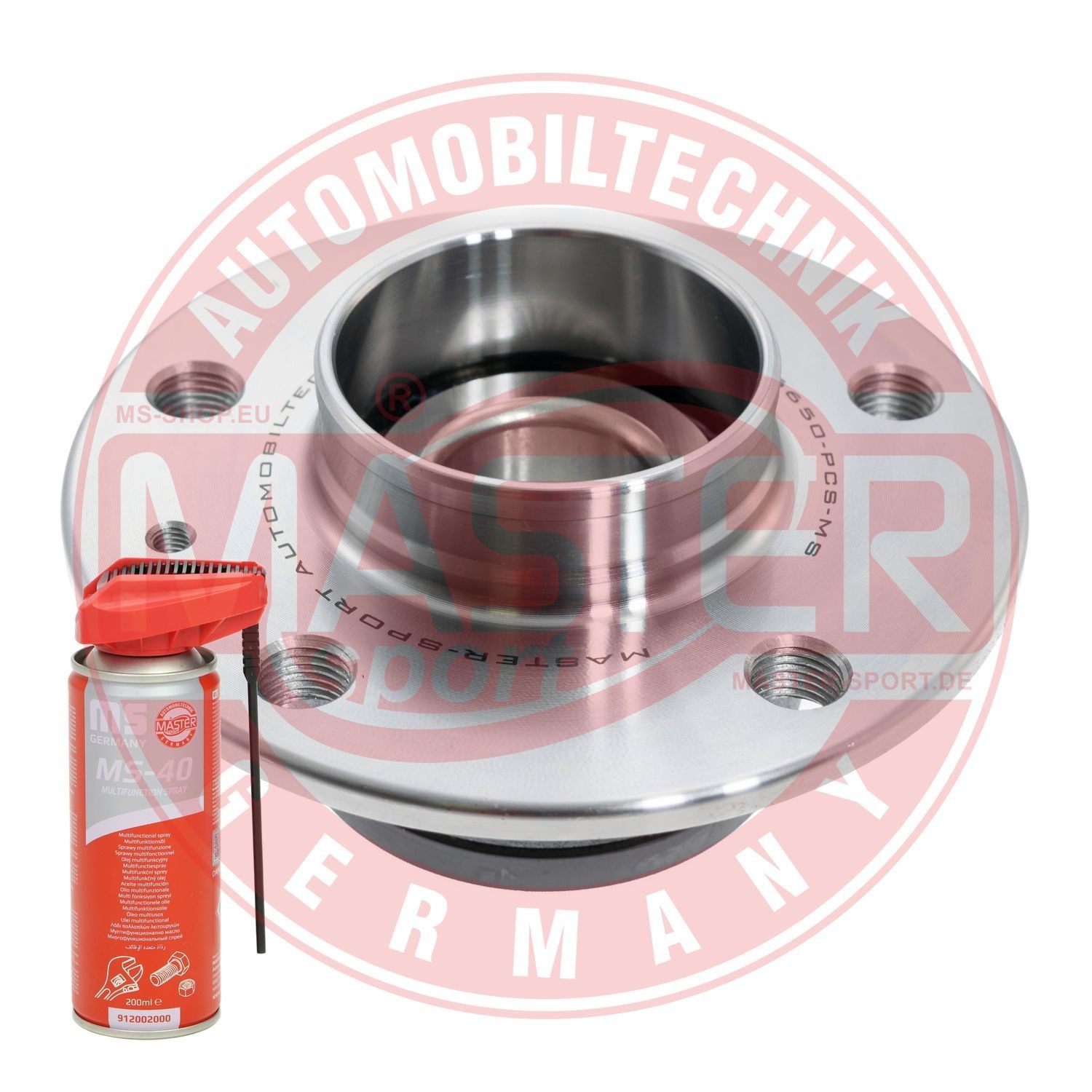 190066501 MASTER-SPORT 6650-SET-MSP Wheel bearing kit 8K0 501 611A