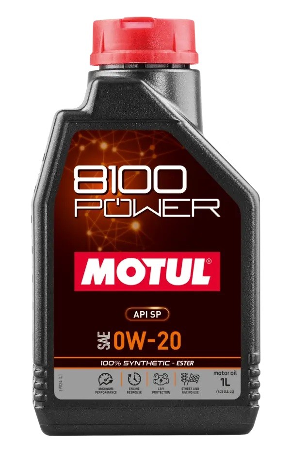 Car oil API SP MOTUL - 111798 8100, POWER