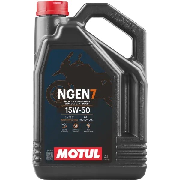 Automobile oil 15W-50 longlife petrol - 111825 MOTUL NGEN 7, 4T