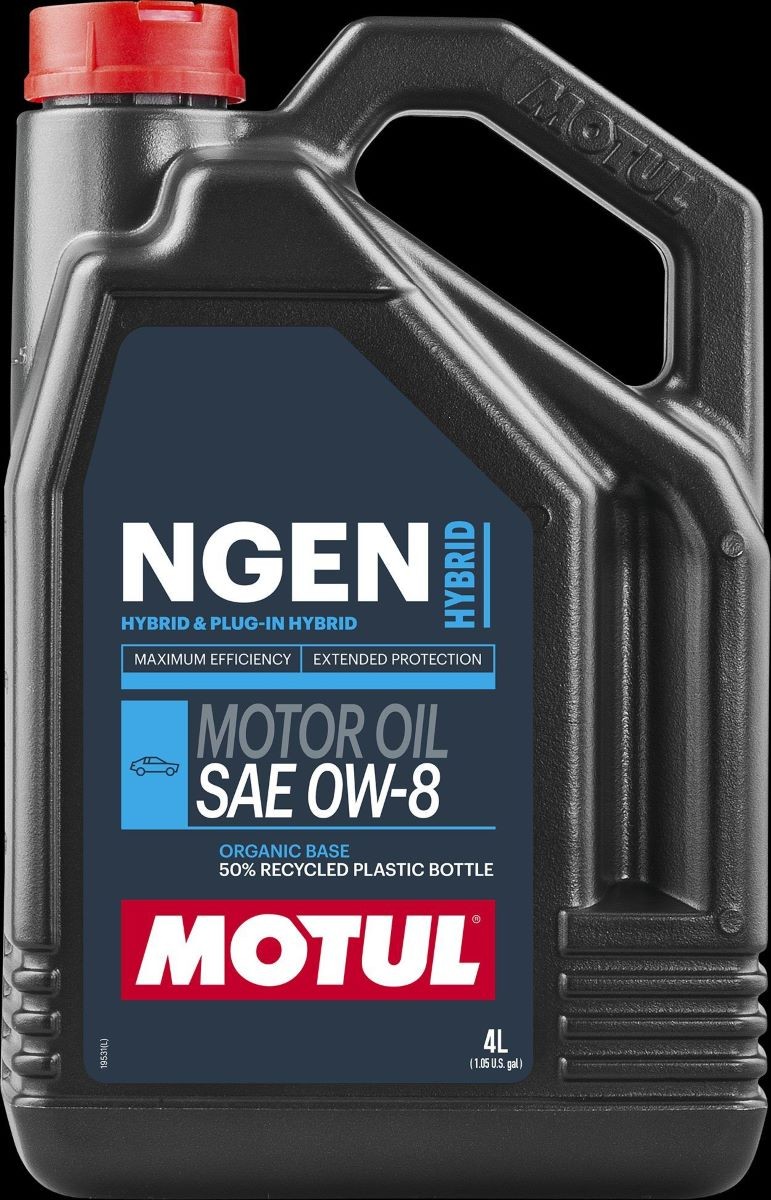 Motor oil 0W 8 longlife petrol - 111845 MOTUL NGEN HYBRID