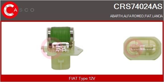 Original CRS74024AS CASCO Heater blower motor resistor ALFA ROMEO