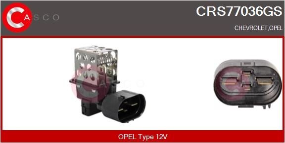 CASCO CRS77036GS Blower motor resistor Opel Corsa C 1.8 125 hp Petrol 2000 price