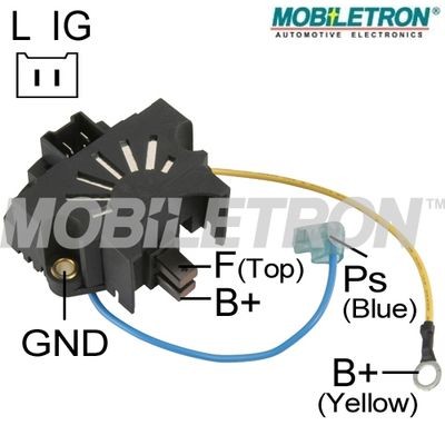 VR-PR1000 MOBILETRON Alternator voltage regulator VW Voltage: 12V