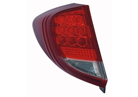 16370801 IPARLUX Tail lights HONDA Left, Outer section, LED, PY21W, with bulb holder