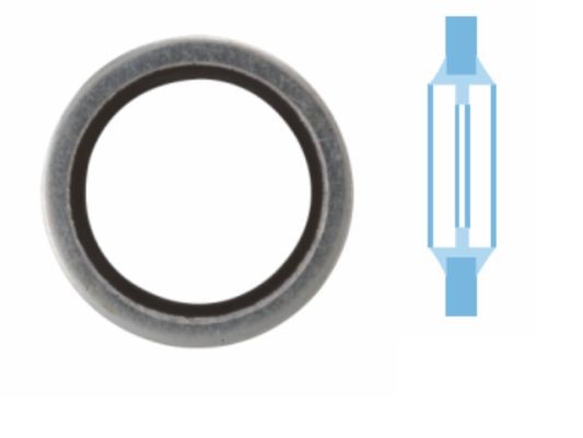 84905503 CORTECO Elastomer Thickness: 1,5mm, Inner Diameter: 18,7mm Oil Drain Plug Gasket 005503S buy