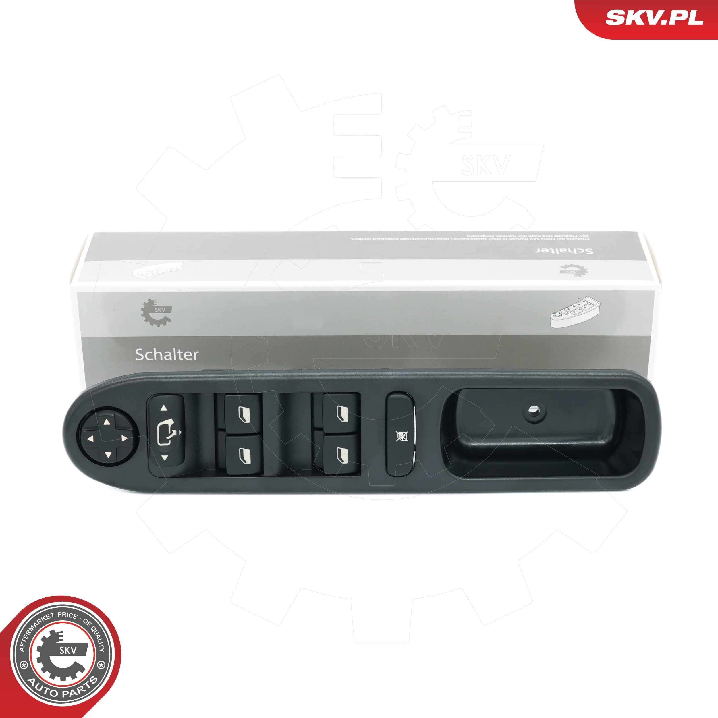 ESEN SKV Driver side Number of pins: 17-pin connector Switch, window regulator 37SKV491 buy