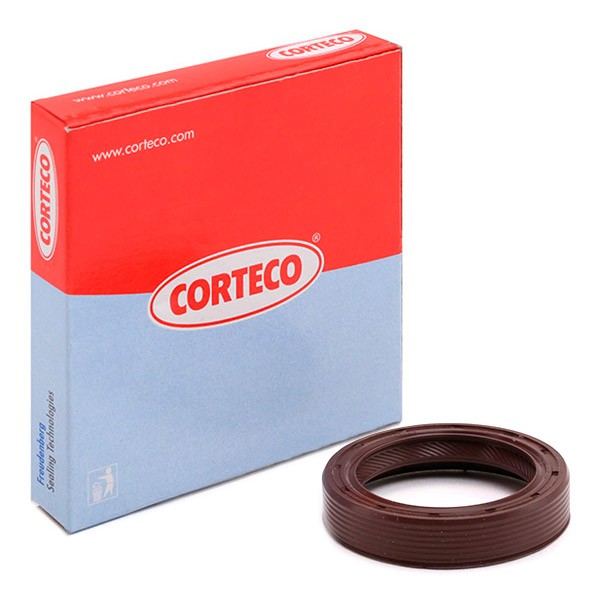 CORTECO 12010739B Crankshaft seal frontal sided, FPM (fluoride rubber)