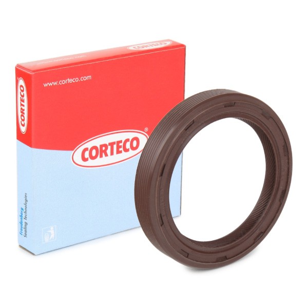 Crankshaft seal CORTECO frontal sided, FPM (fluoride rubber) - 12013865B