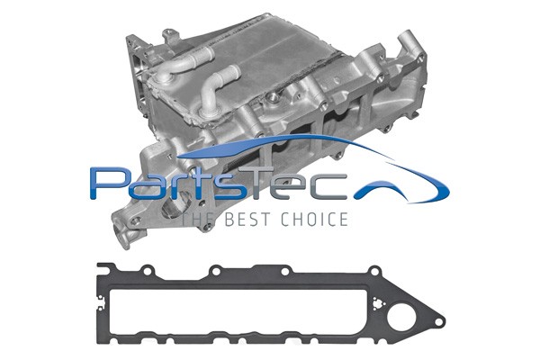 PartsTec PTA5100790 Exhaust gas recirculation cooler Audi A3 Saloon 1.6 TDI quattro 110 hp Diesel 2024 price