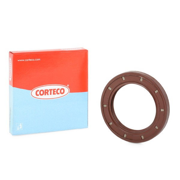 CORTECO 20015456B Crankshaft seal frontal sided, FPM (fluoride rubber)/ACM (polyacrylate rubber)