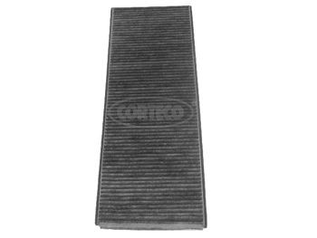 CORTECO 21651966 Filtro abitacolo Filtro al carbone attivo, 410 mm x 145 mm x 25 mm