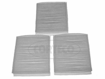 CORTECO Particulate Filter, 129 mm x 102 mm x 20 mm Width: 102mm, Height: 20mm, Length: 129mm Cabin filter 21651971 buy