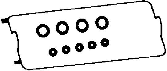 Great value for money - CORTECO Gasket Set, cylinder head cover 440159P