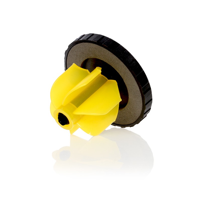 KYMCO HIPSTER Tankdeckel 70 mm, PP (Polypropylen), gelb/schwarz ALCA 825000