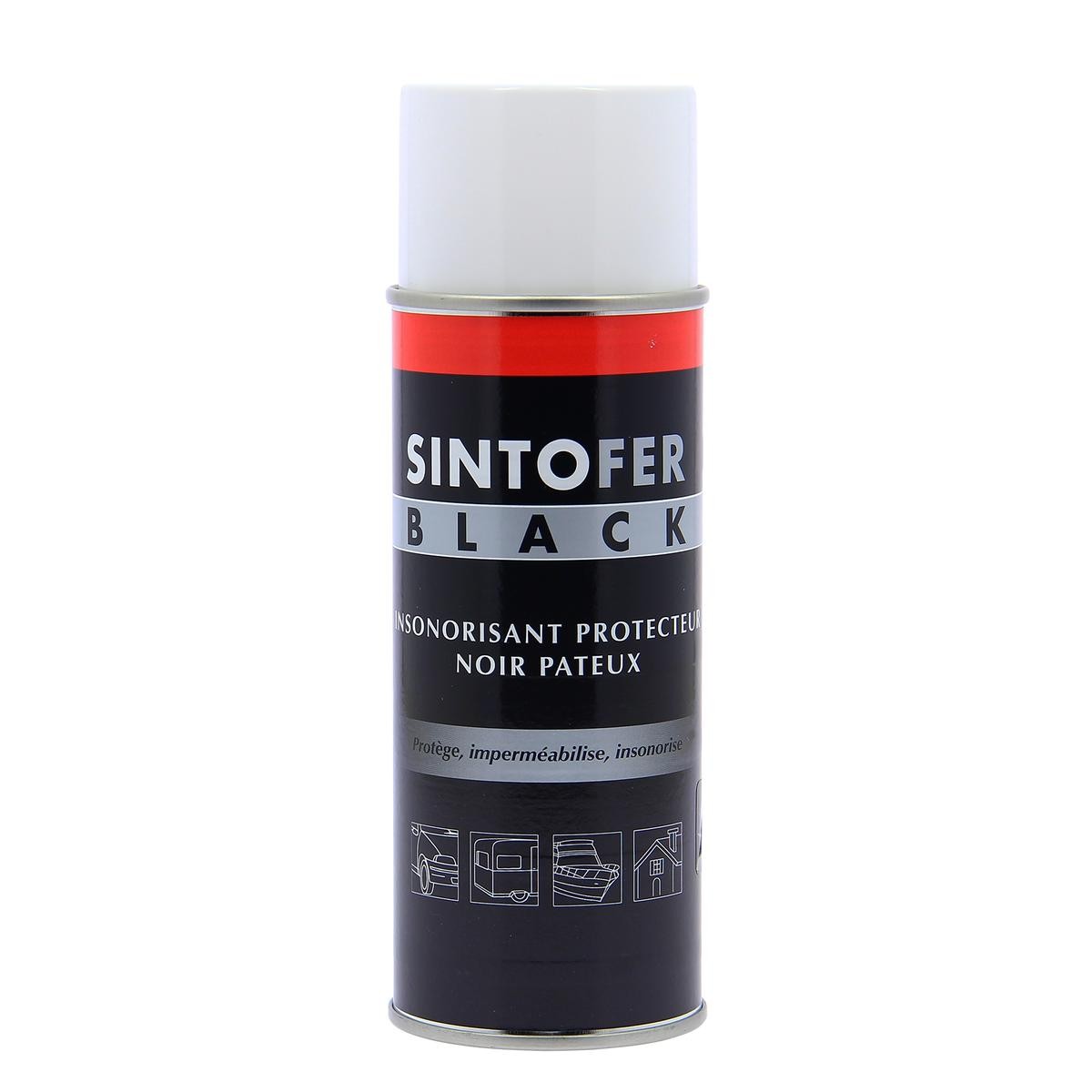 SINTO 30205 Anti chip car paint aerosol, Capacity: 400ml, black