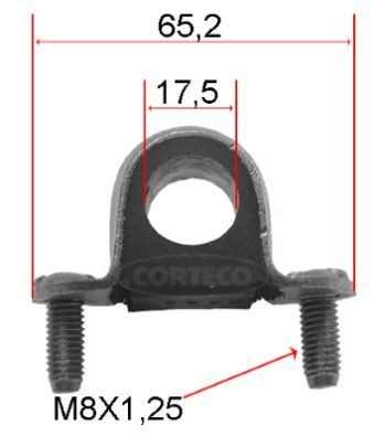 CORTECO 80000017 Anti roll bar bush 17,5 mm x 65,2 mm