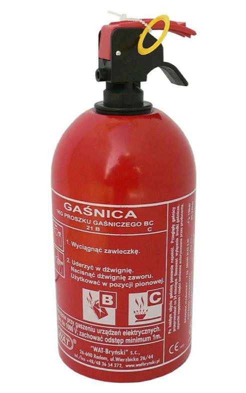 CARCOMMERCE 42868 Fire extinguisher 1.6kg, Dry Powder, 1kg