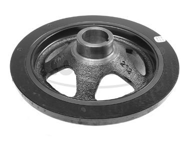 CORTECO 80000831 Crankshaft pulley 6PK, Number of ribs: 5, Decoupled, with mounting manual