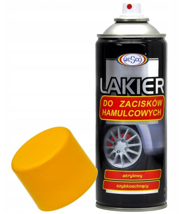 WESCO 131001E Brake caliper paint aerosol, Capacity: 400ml, yellow
