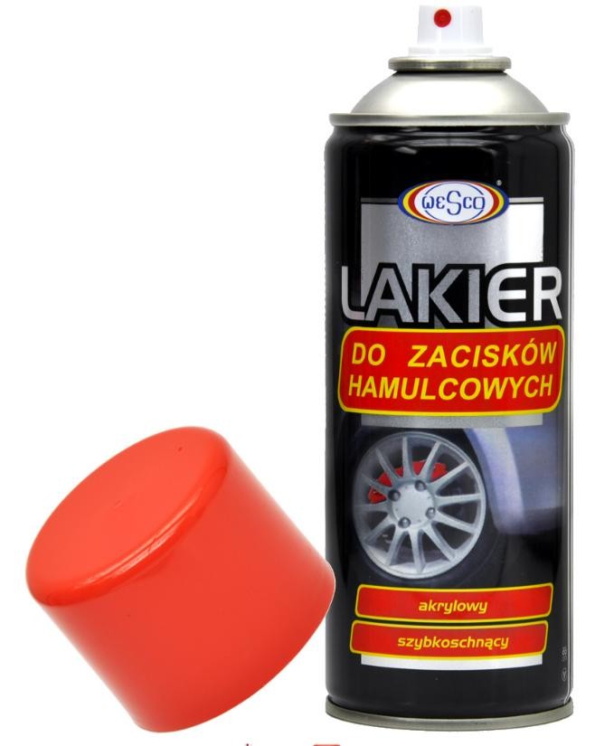WESCO 131002E Spray paint for brake calipers aerosol, Capacity: 400ml, red