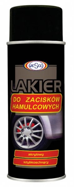 WESCO 131009E Paint for car brake calipers aerosol, Capacity: 400ml, black
