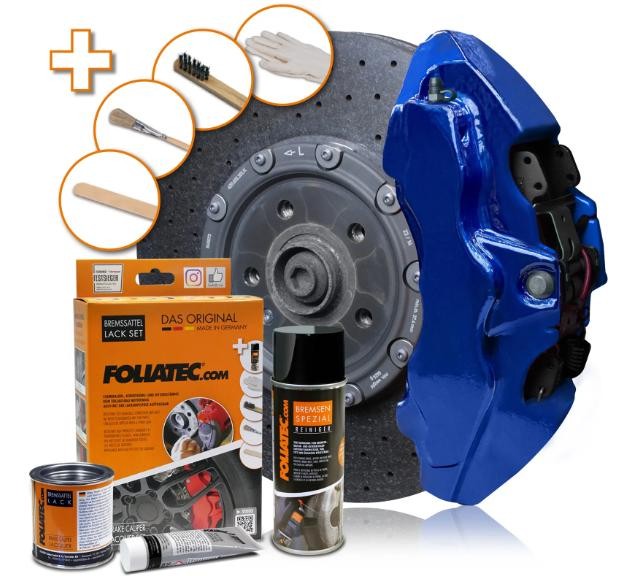 FOLIATEC 2196 Car brake paint aerosol, Capacity: 400, 125, 50ml, blue