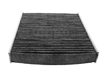80001784 CORTECO Pollen filter AUDI Activated Carbon Filter, 252 mm x 224 mm x 36 mm