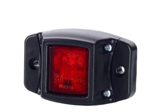 Park / position light HORPOL 12/24 V LED, red, both sides - LD 438