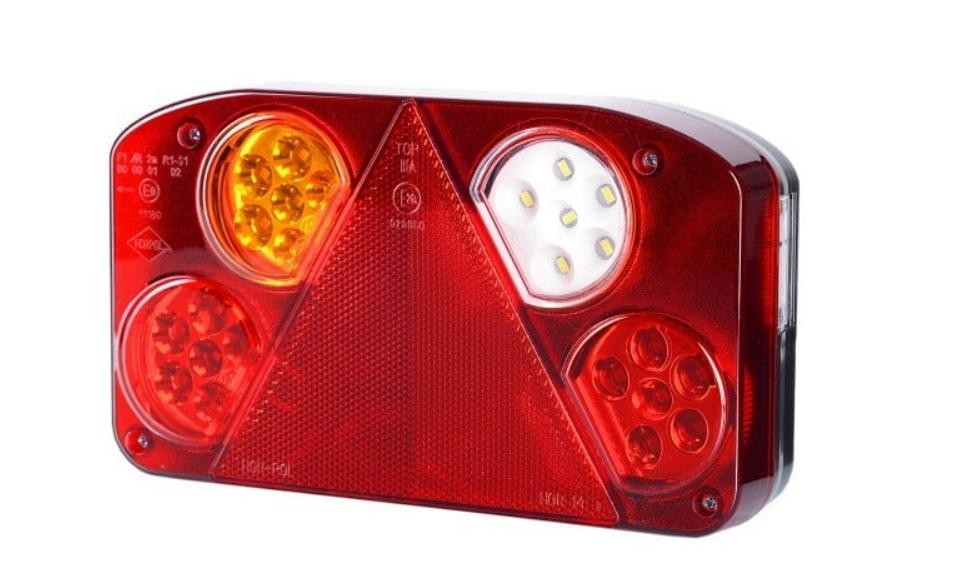 HORPOL Left, LED, 12/24 V, white, red, yellow Colour: white, red, yellow Tail light LZD 847 buy