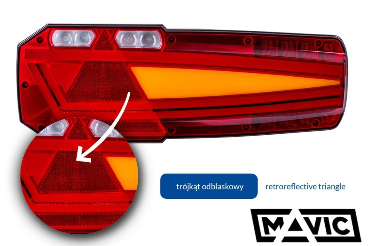 HORPOL Left, LED, 12/24V, red, Orange, white Colour: red, Orange, white Tail light LZD 2650 buy