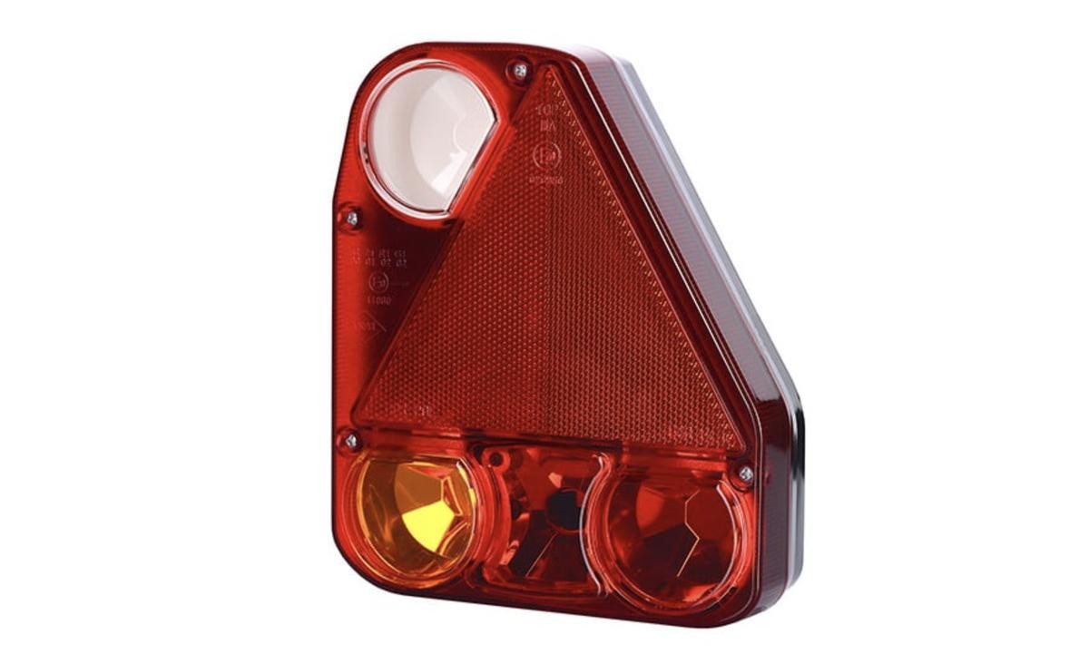HORPOL LZT 751 Rear light Right, Rear, 12/24V, Orange, red, white