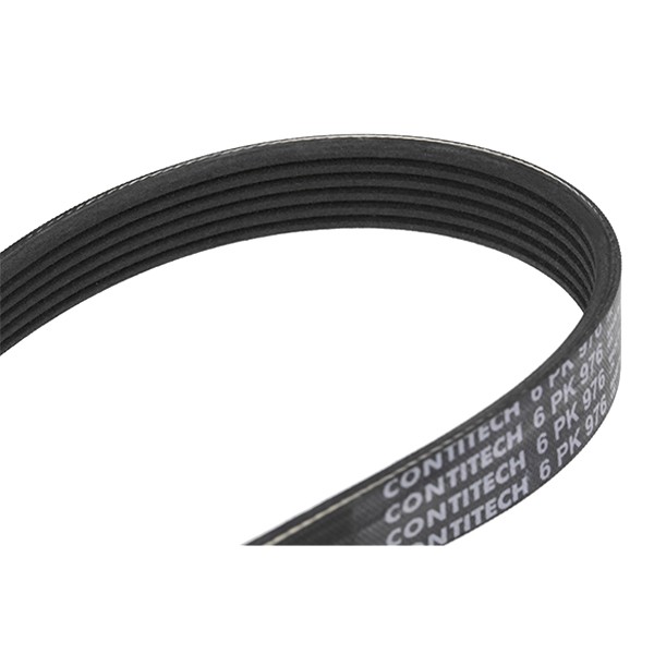 Buy Serpentine belt CONTITECH 6PK976 - Belt and chain drive parts PEUGEOT 508 online