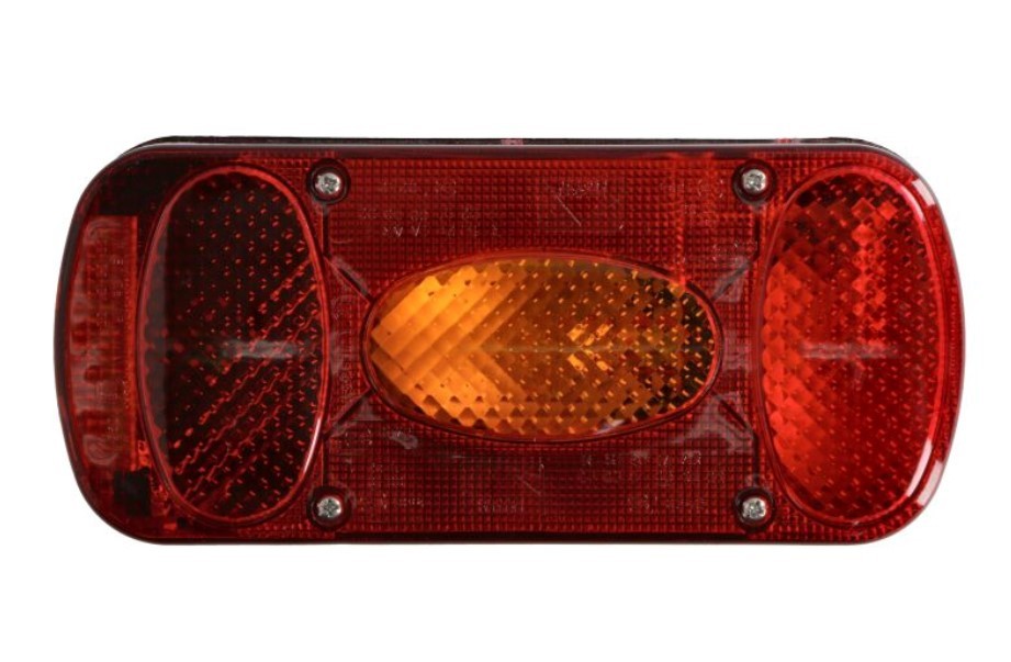 Aspock MIDIPOINT II 24-3000-007 Rear light Left, Right, Rear, 12V, Orange, red