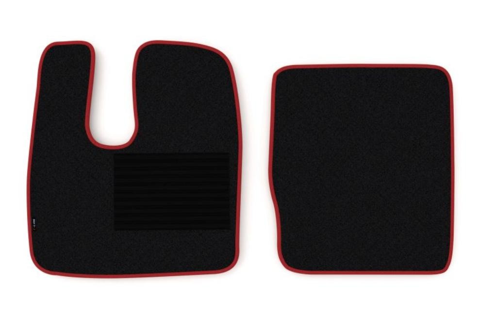 Universal car floor mats Red F-CORE VELOUR MT04RED