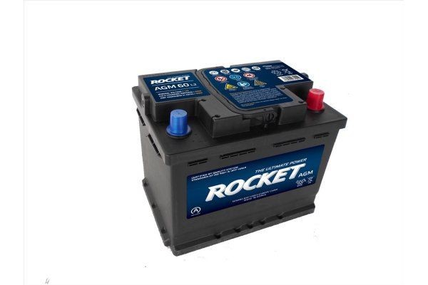 HONDA CG Batterie 12V 60Ah 640A B3 ROCKET BAT060AGM
