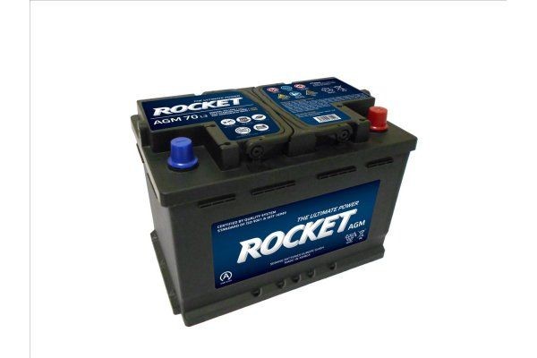 Bosch Batterie de démarrage 12V 570 901 076 70Ah, S5 A08 AGM H6