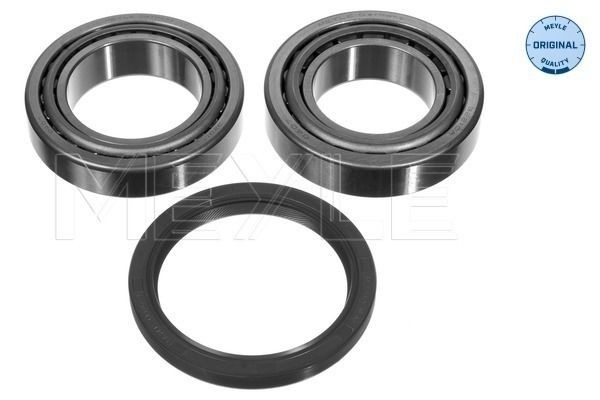 MEYLE 014 750 0002 Wheel bearing kit Rear Axle, with accessories, ORIGINAL Quality, 90 mm, Tapered Roller Bearing
