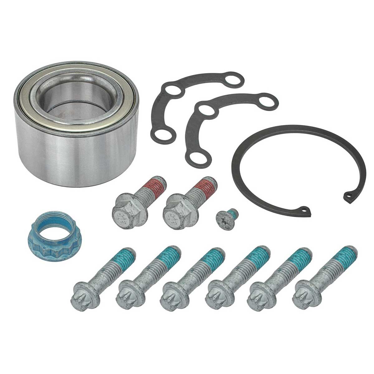 MEYLE 014 750 0005 Wheel bearing kit Rear Axle, with attachment material, ORIGINAL Quality, 88 mm, Ball Bearing